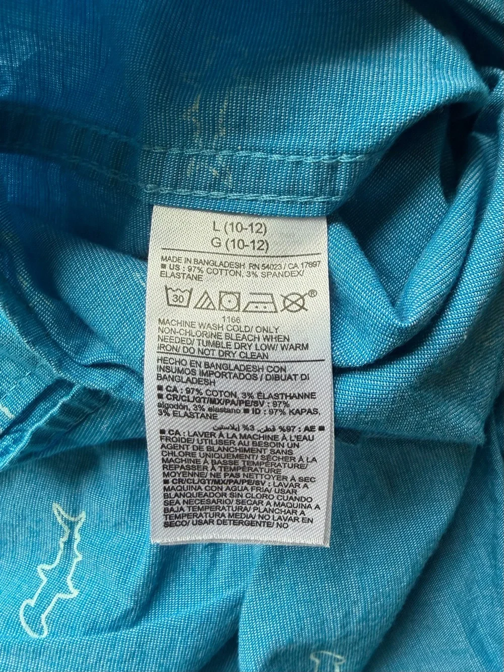 Old Navy Boy's Short-Sleeve Button-Down Shirt in Blue